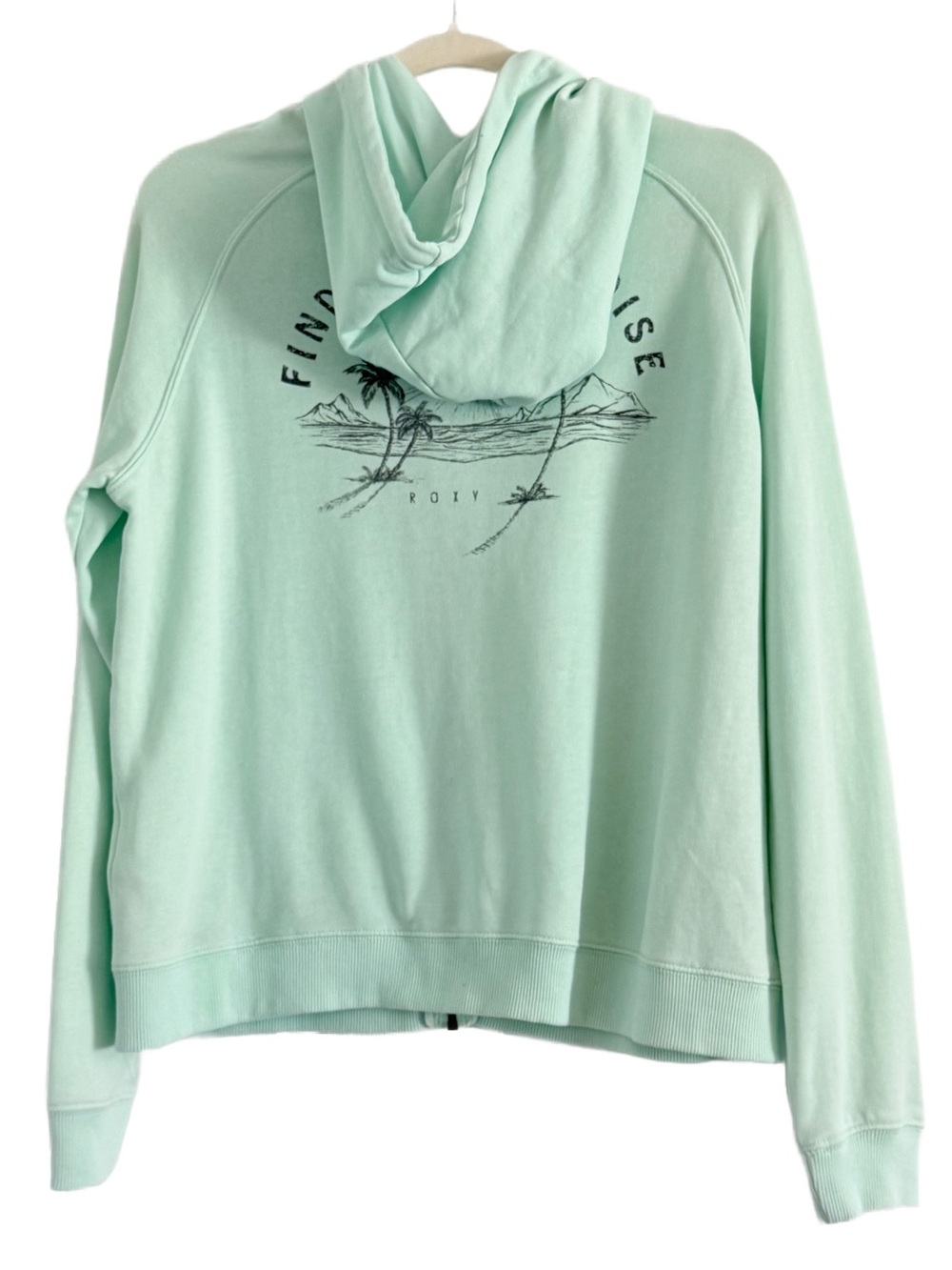 Roxy Easy Evening B Zip Hoodie -Brook Green - Picture 4 of 13
